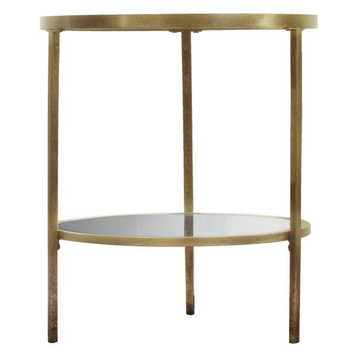 Pavilion Chic Pierre Side Table in Champagne 1