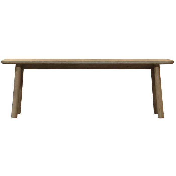Pavilion Chic Cleeves Light Oak Dining Bench 1