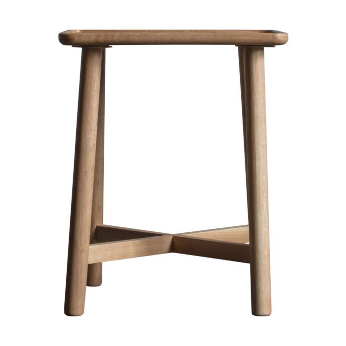 Pavilion Chic Cleeves Light Oak Side Table 1