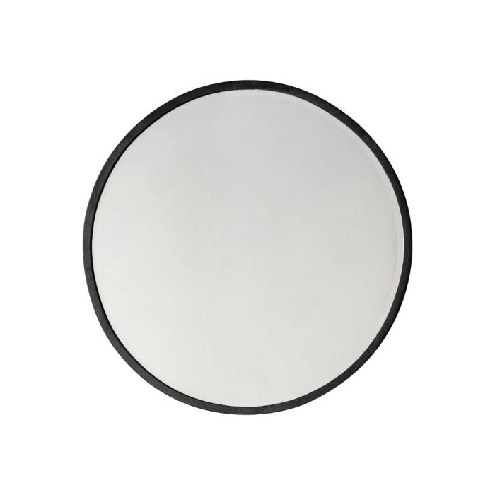 Pavilion Chic Watermoor Round Mirror Metal Frame - Black 1
