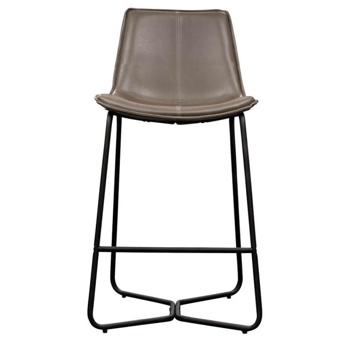 Pavilion Chic Industrial Counter Stool in Ember Set of 2 1