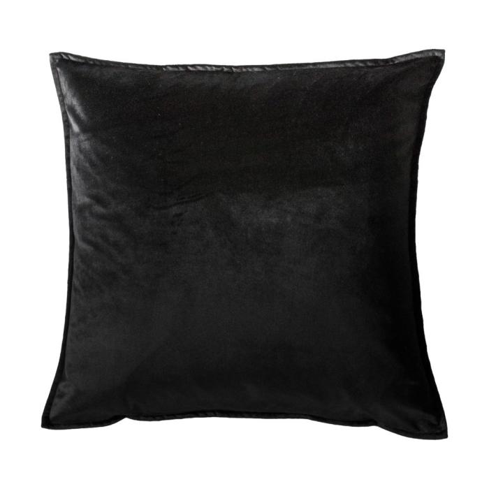 High Wycombe Black Velvet Cushion 1