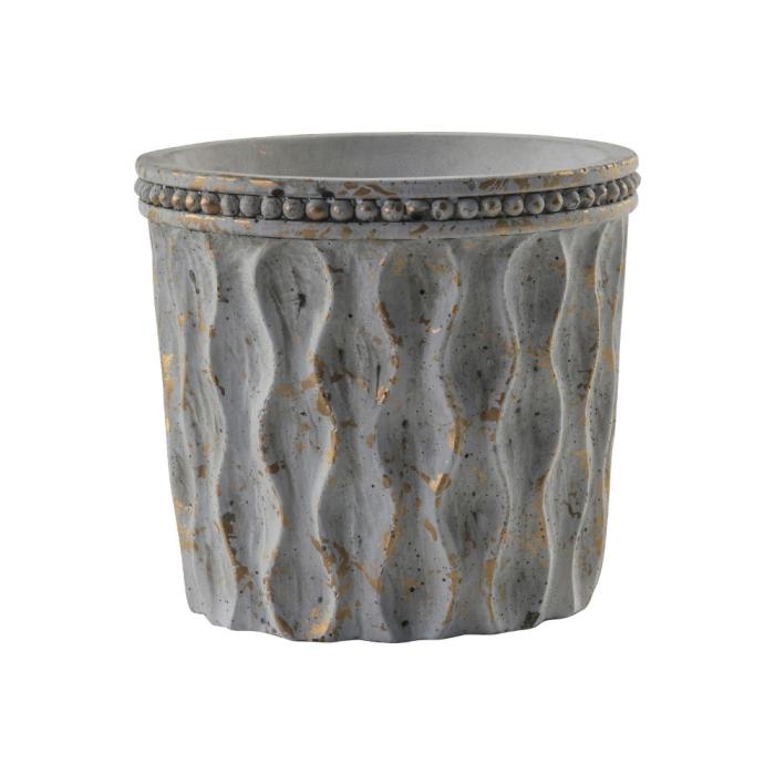 Weave Small Cement Pot 1