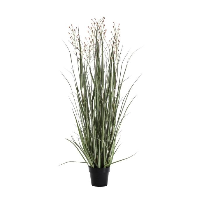 Pavilion Chic Artificial Potted Grass Green/Russet H.130cm 1