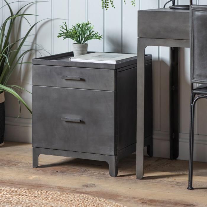 Pavilion Chic Harrow 2 Drawer Bedside Table 1