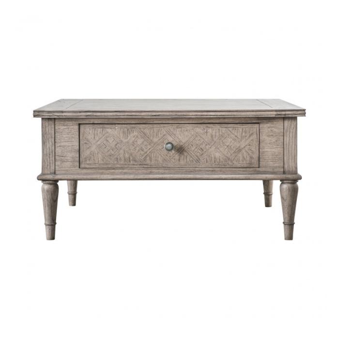 Cotswold Square Coffee Table with Drawers 1