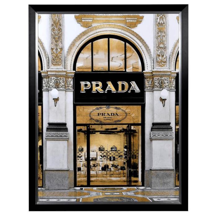 Pavilion Chic Prada Framed Print 1