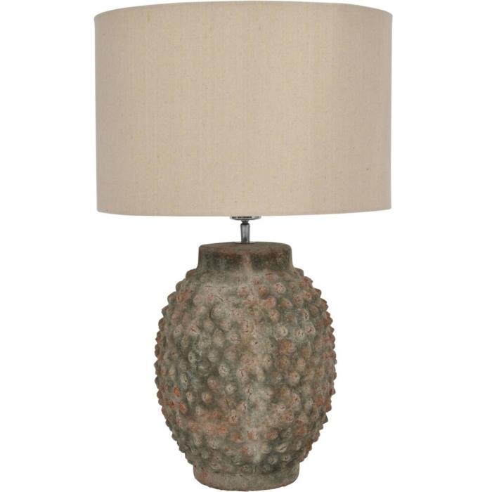 Libra Remus Terracotta Table Lamp 1