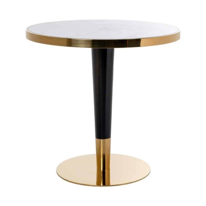 Osteria Faux Marble Round Dining Table 1