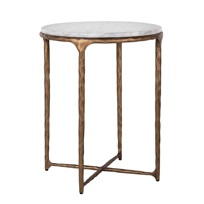 Richmond Smith End Table in Brass 1