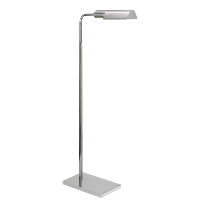 Visual Comfort Studio Adjustable Floor Lamp in Polished Nickel 1