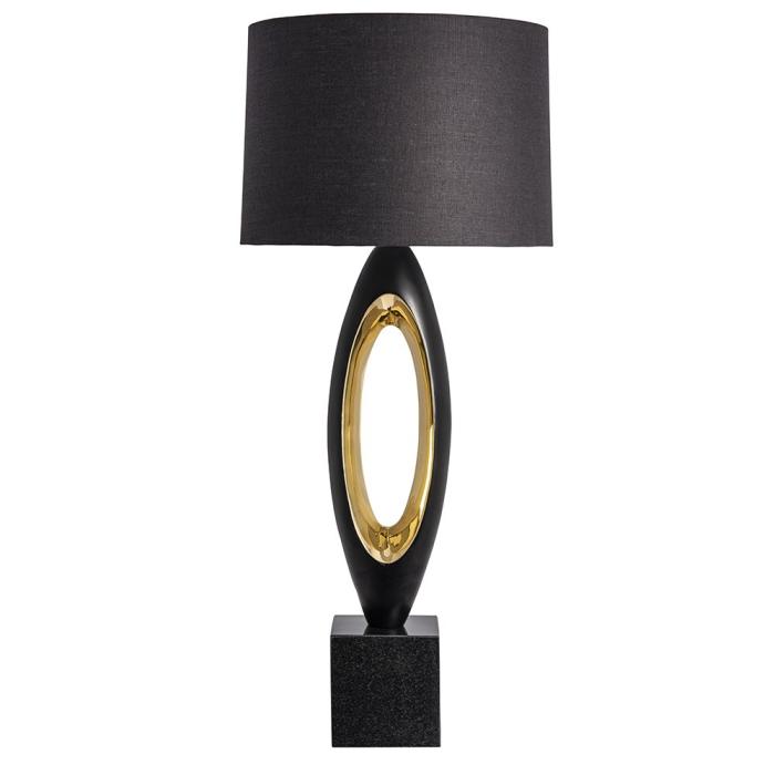 Rondo Tall Black Table Lamp 1