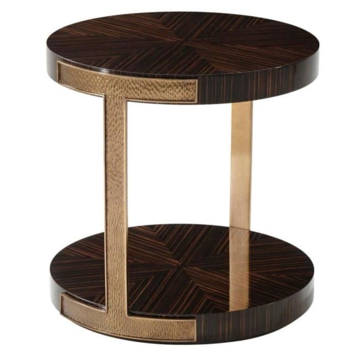 Clearance Theodore Alexander Round Side Table Tau 1