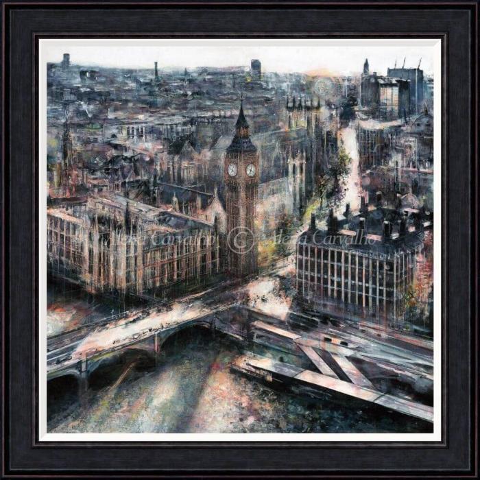 Westminster from London Eye by Alena Carvalho - Framed Print 1
