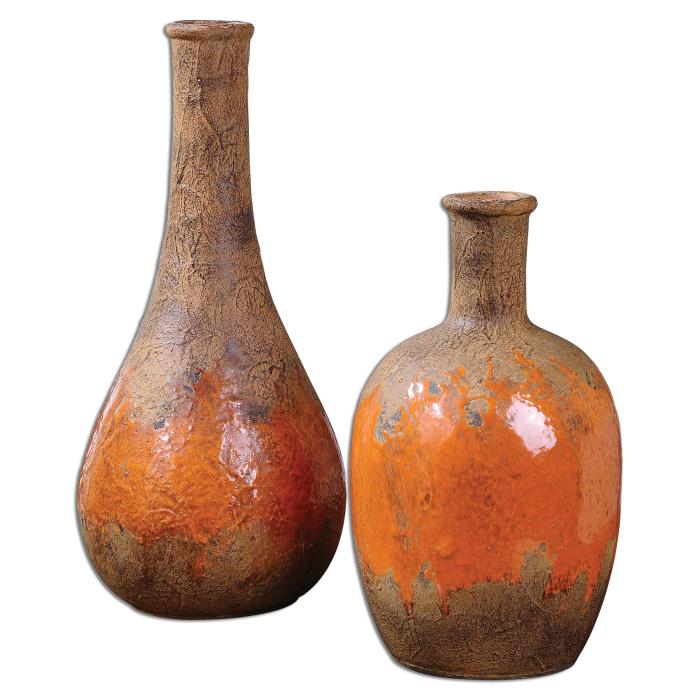 Uttermost  Kadam Ceramic Vases S/2 1