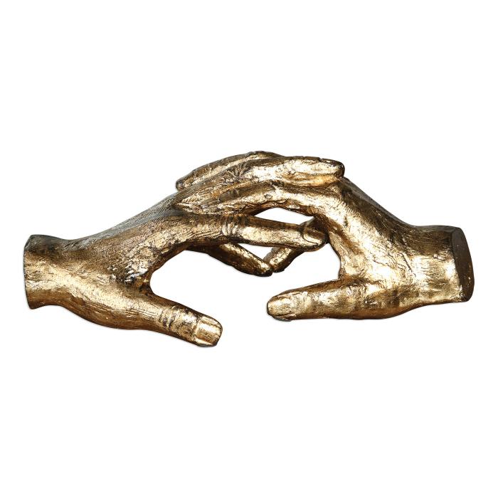 Uttermost  Hold My Hand Gold Sculpture 1