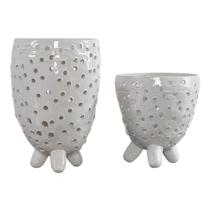 Uttermost  Milla Mid-Century Modern Vases, S/2 1
