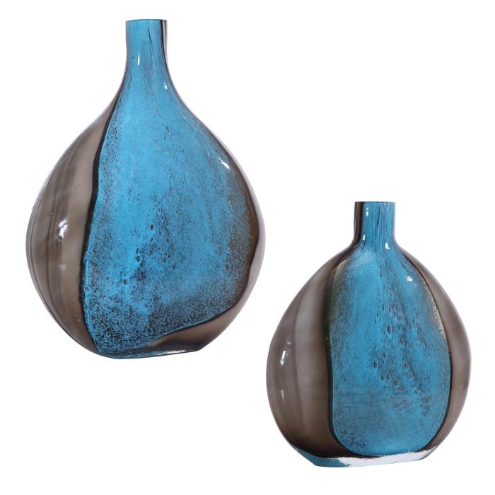 Uttermost  Adrie Art Glass Vases, S/2 1