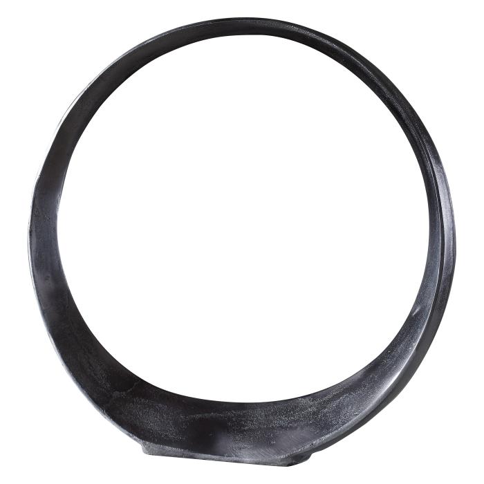 Uttermost  Orbits Black Nickel Large Ring Sculpture 1