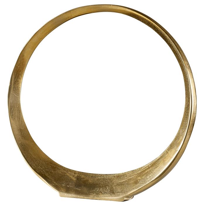 Uttermost  Jimena Gold Large Ring Sculpture 1