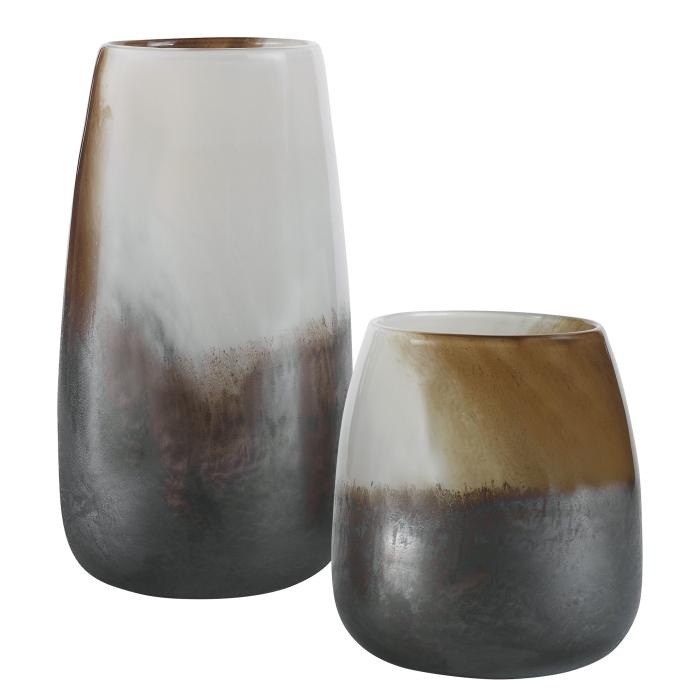 Uttermost  Desert Wind Glass Vases, S/2 1