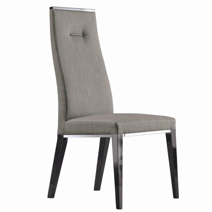 ALF Italia Dining Chair Heritage Upholstered in Grey Ecoleather 1