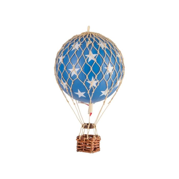 Floating The Skies Small Hot Air Balloon Blue Stars 1