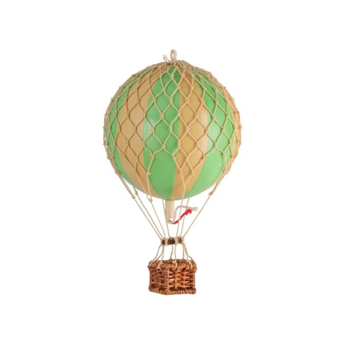 Floating The Skies Small Hot Air Balloon Green Double 1
