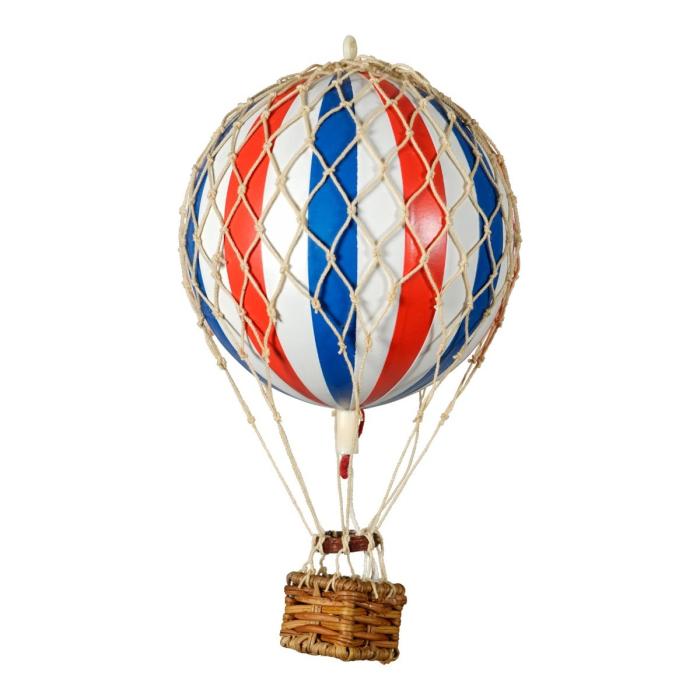 Authentic Models Floating The Skies Hot Air Balloon Small, Red/White/Blue 1