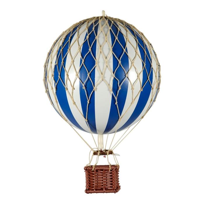 Authentic Models Travels Light Hot Air Balloon Medium, Blue/White 1