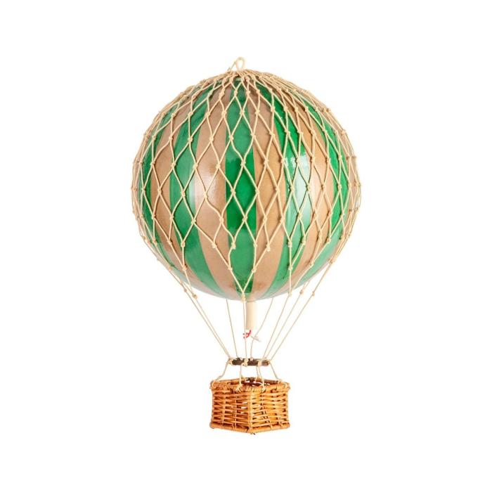 Authentic Models Travel Light Hot Air Balloon Medium, Gold Green 1