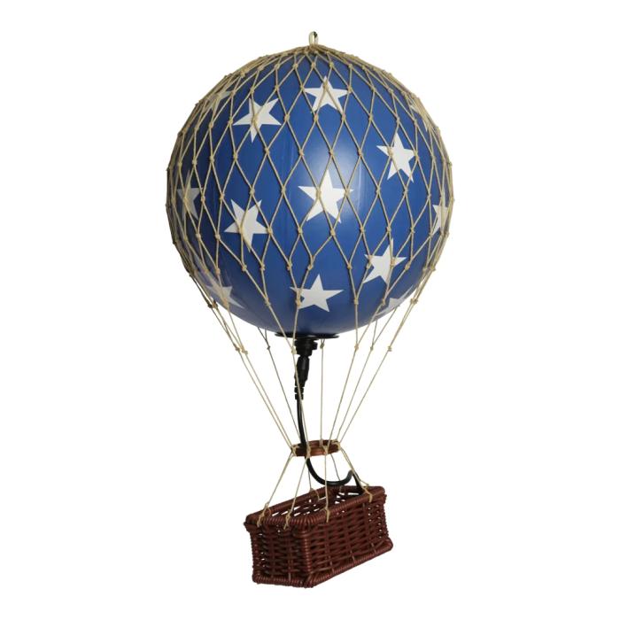 Authentic Models Travels Light Medium LED Balloon Blue Stars 1