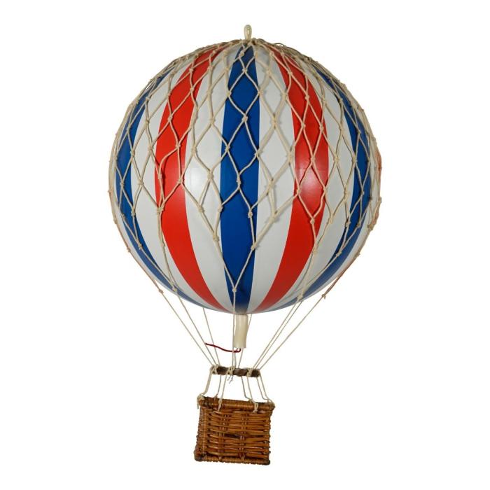 Authentic Models Travels Light Hot Air Balloon Medium, Red/White/Blue 1