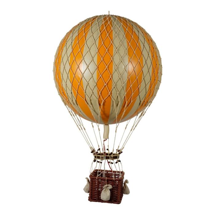 Authentic Models Royal Aero  Large Hot Air Balloon, Orange/Ivory 1