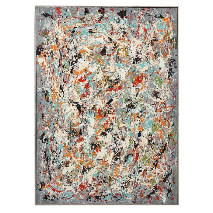 Uttermost  Organized Chaos Hand Painted Canvas 1