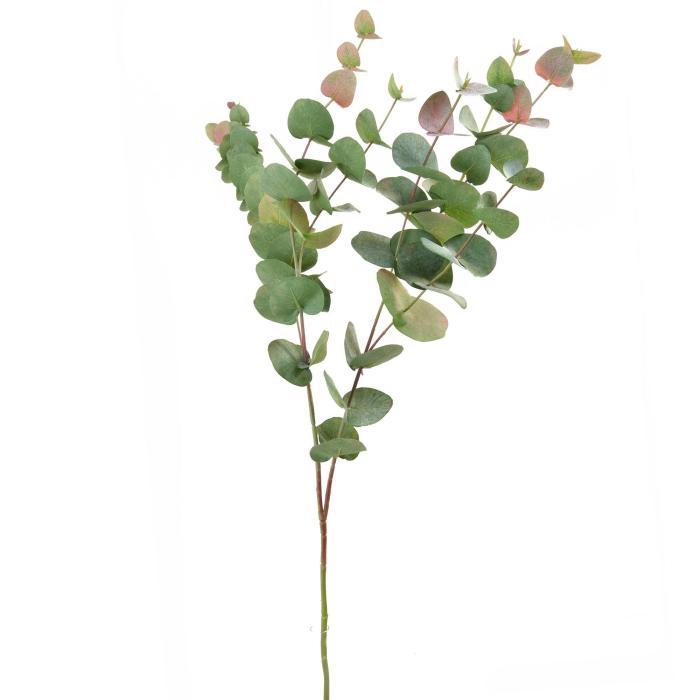 Pavilion Flowers Artificial Eucalyptus Green/Pink H. 100cm 1