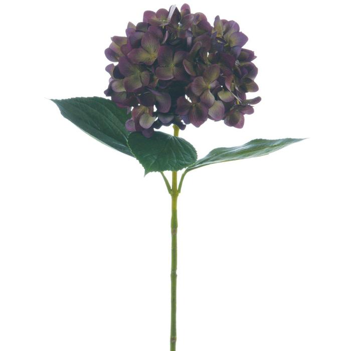 Pavilion Flowers Artificial Hydrangea Purple & Green Height 66cm 1