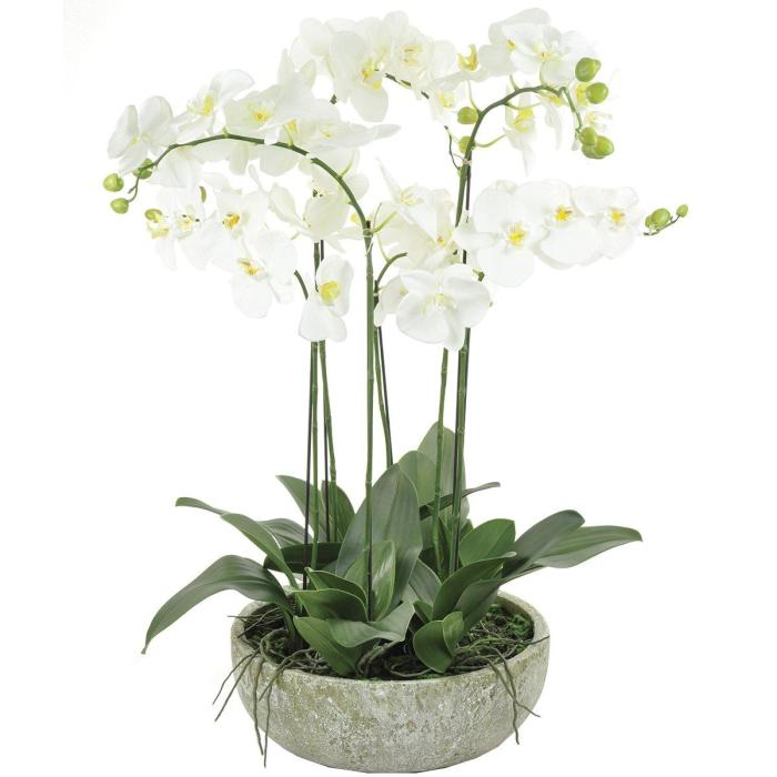 Large Artificial Orchid in Pot H.85cm 1