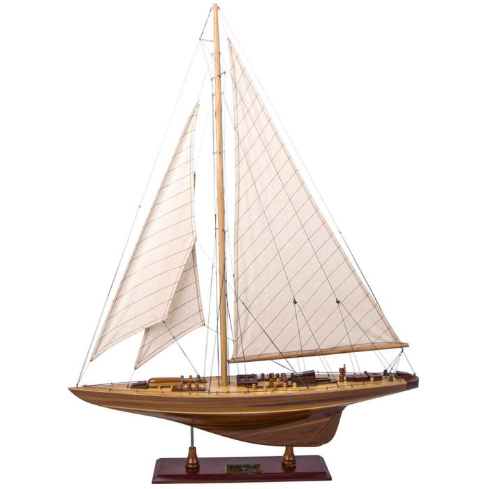 Authentic Models Endeavour Yacht Model - Classic Wood 1
