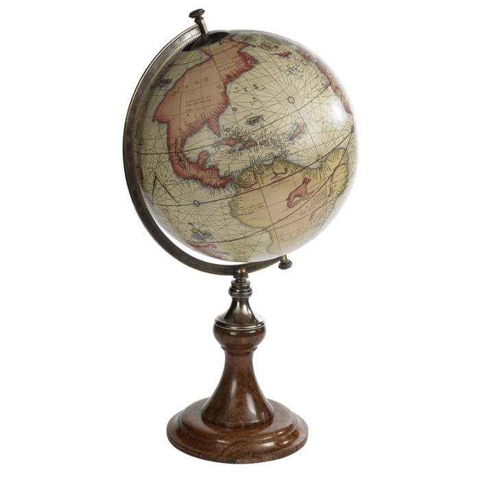 Authentic Models Replica Mercator Globe On Stand 1