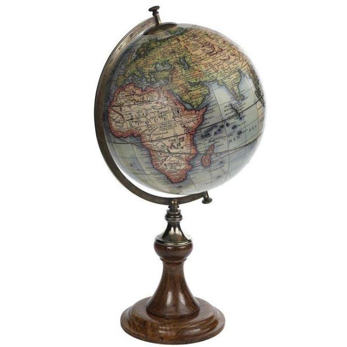 Authentic Models Replica Vaugondy 1745 Globe On Stand 1