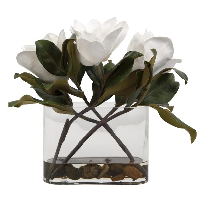 Uttermost  Middleton Magnolia Flower Centerpiece 1