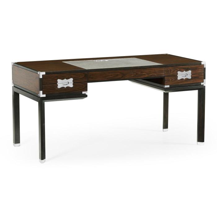 Jonathan Charles Desk Military in Santos Rosewood 1