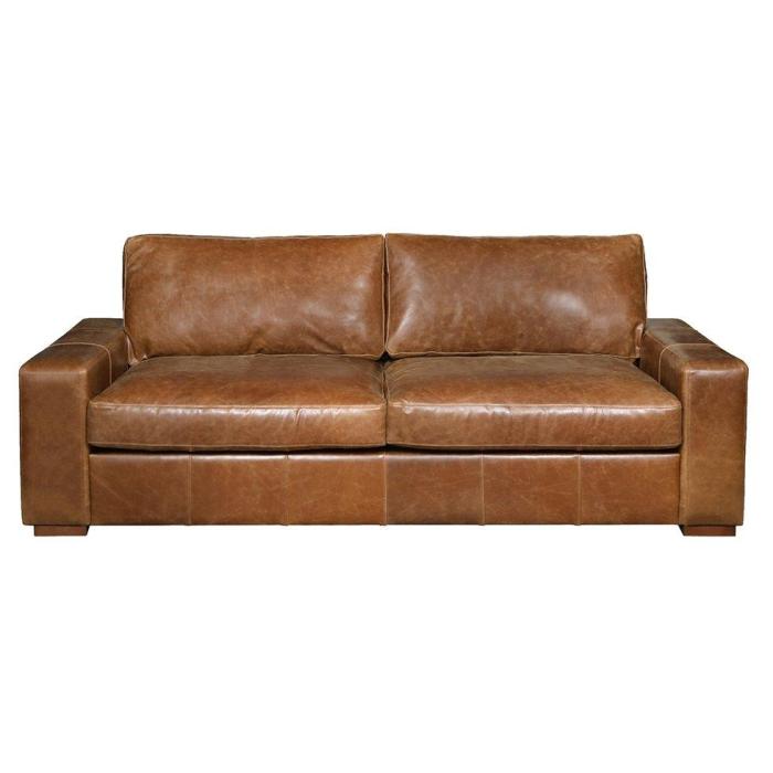 3 Seater Maximus Leather Sofa 1