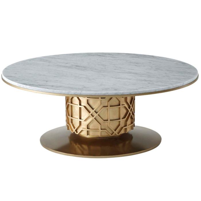 Theodore Alexander Colter Coffee Table in Marble 1