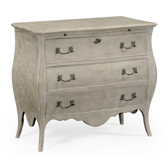 Jonathan Charles Chest of Drawers Bombe in Grey 5