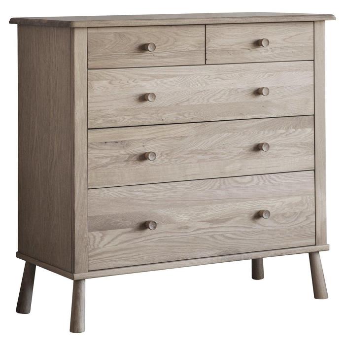 Pavilion Chic Chest of Drawers Nordic in Oak 1