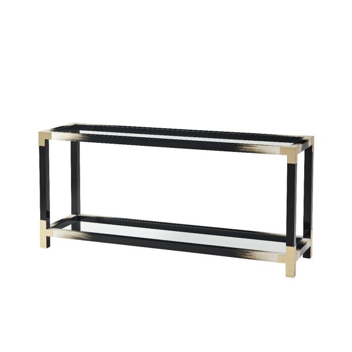 Theodore Alexander Cutting Edge Console Table in Black 1