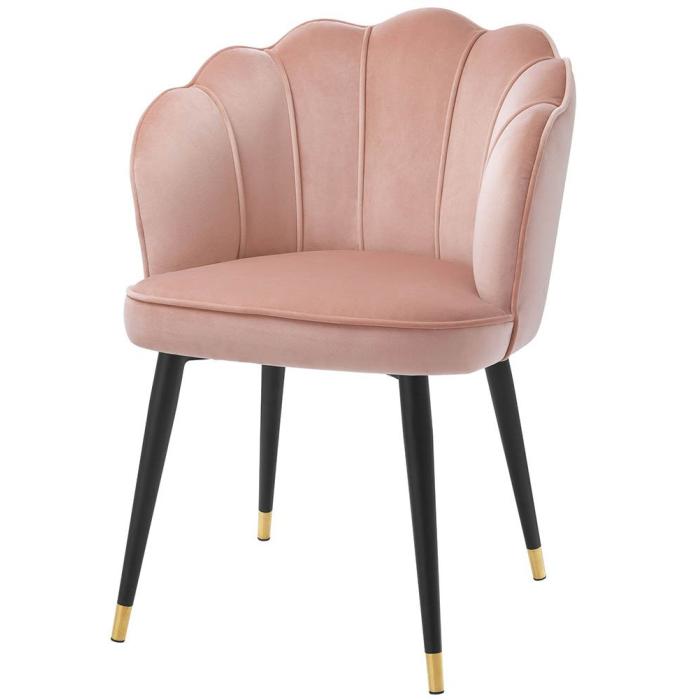 Eichholtz Dining Chair Bristol in Pink Velvet 1
