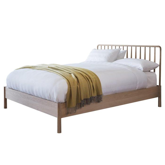 Pavilion Chic Double Bed Frame Nordic in Oak 1